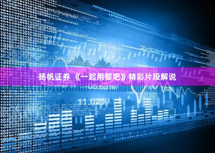 扬帆证券 《一起用餐吧》精彩片段解说